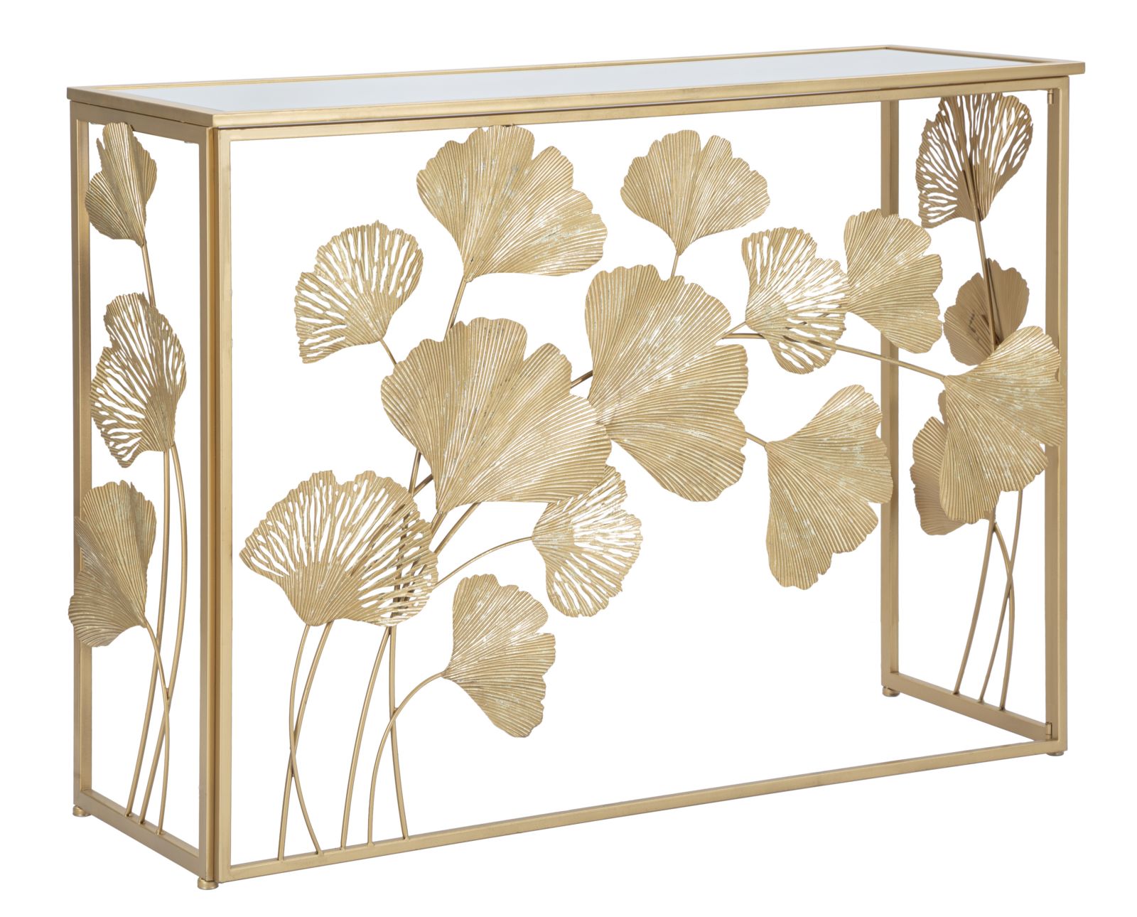 CONSOLE IN FERRO LEAF CM 108X36,5X80