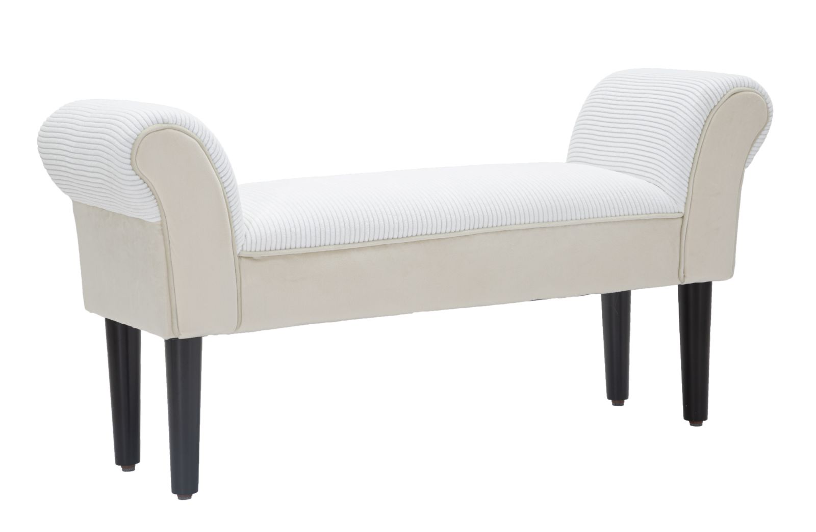 PANCHETTA VELVET CREMA CM 102X31X51 