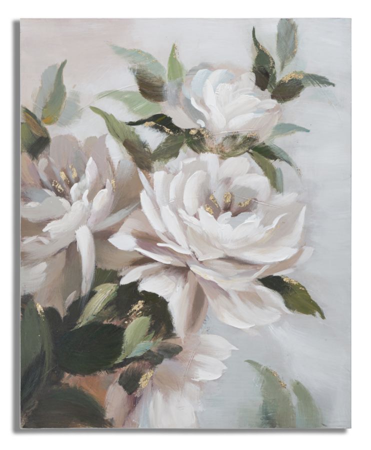 DIPINTO SU TELA FLOWER&LEAF CM 80X3,7X100