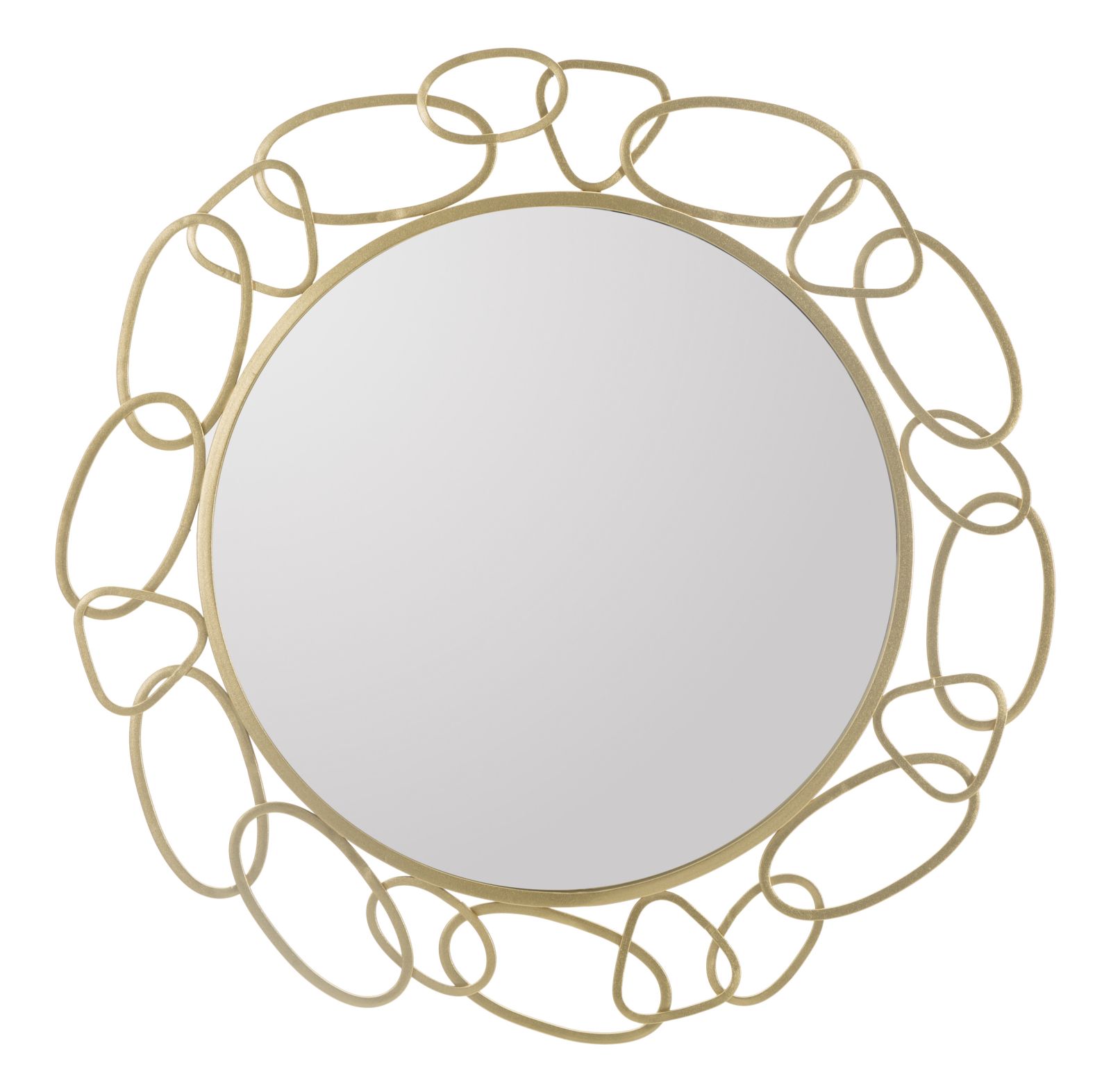 SPECCHIO CHAIN GOLD CM Ø 84X2