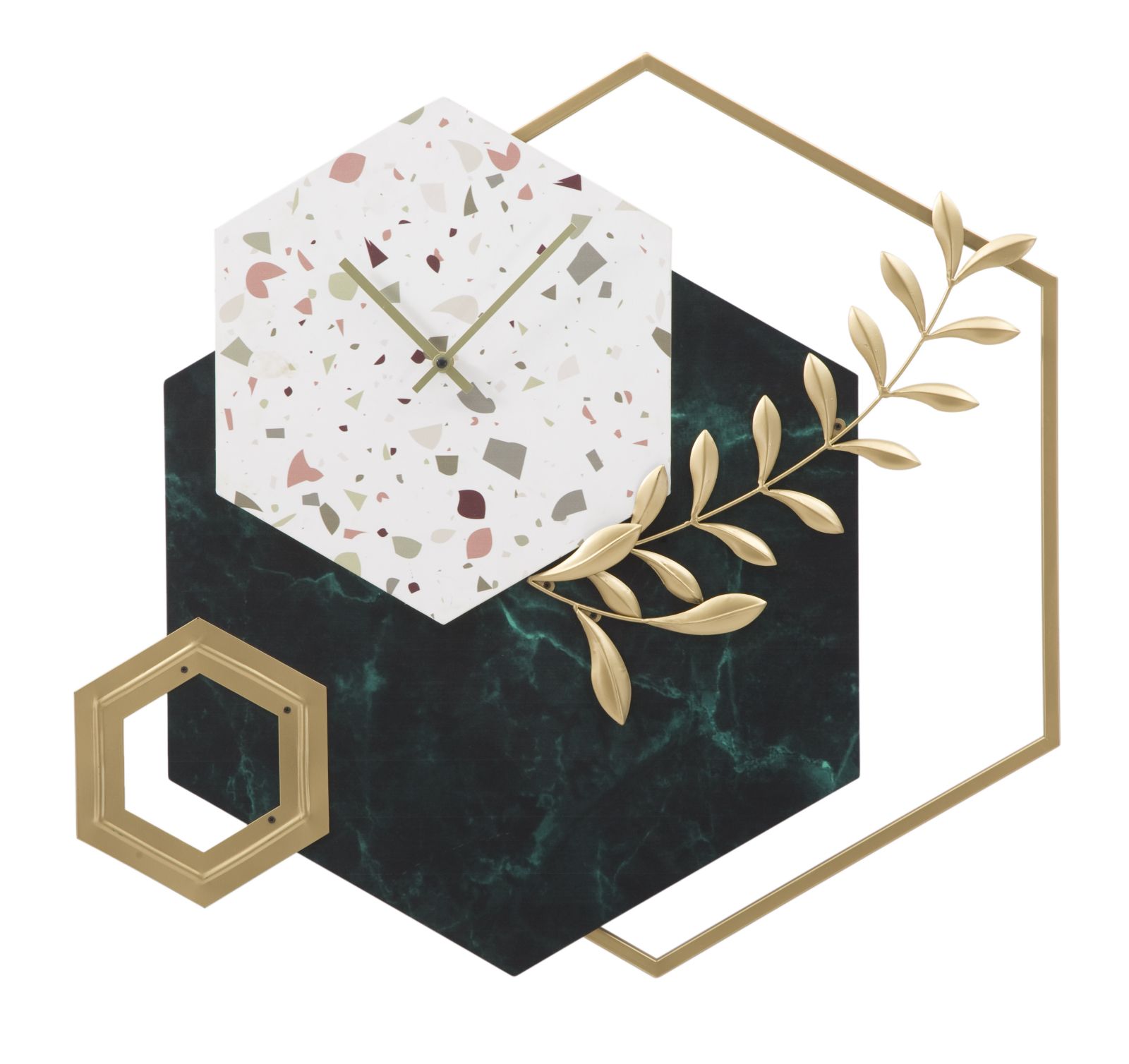 OROLOGIO DA MURO HEXAGON CM 62X4,5X62