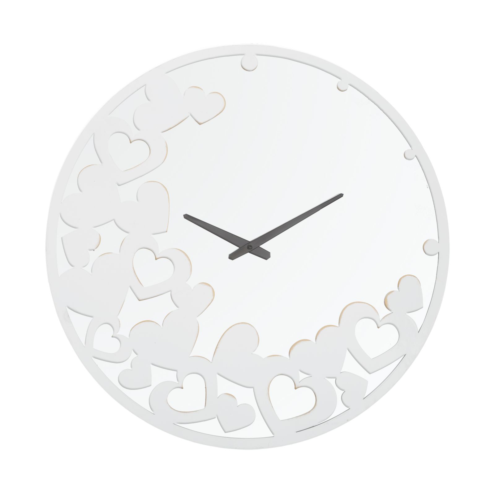 OROLOGIO WHITE HEART CM Ø 55X4