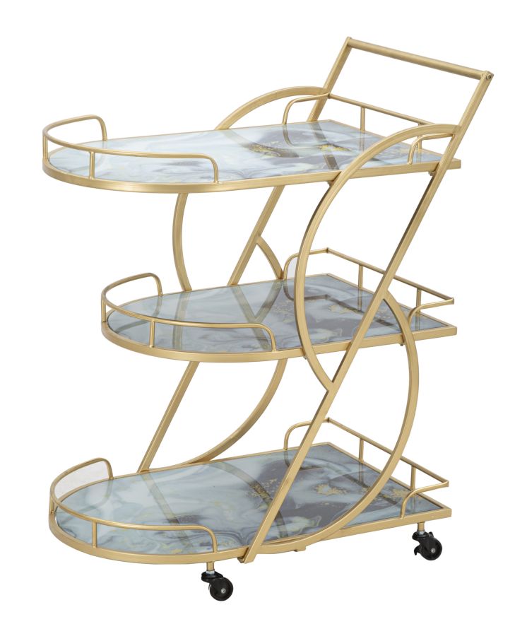 CARRELLO MARBLE GLASS MIX CM 71X45,5X84,5