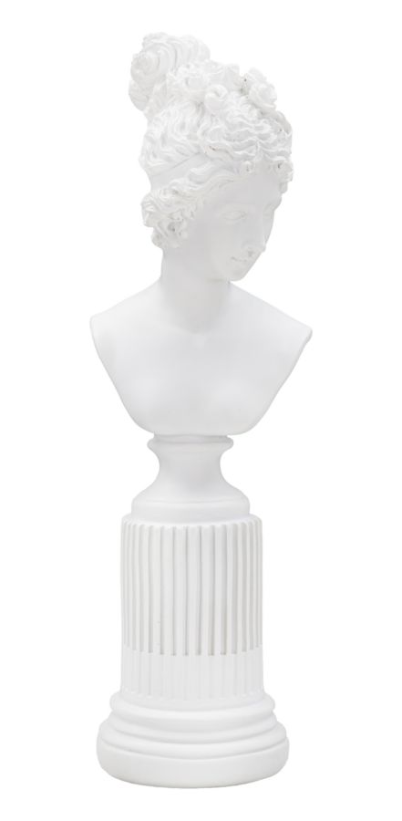 SCULTURA STATUA WOMAN C/PIEDISTALLO CM 11X10,5X35,5