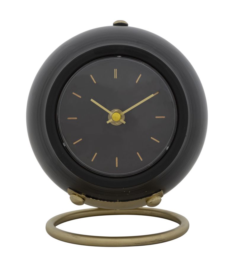 OROLOGIO DA TAVOLO BALL NERO CM 16X13X19 MIN 2
