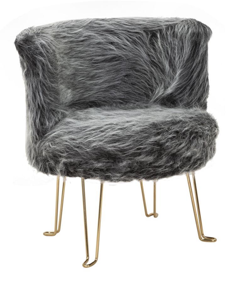 POLTRONA HACIL GRIGIO CM 73X64X77