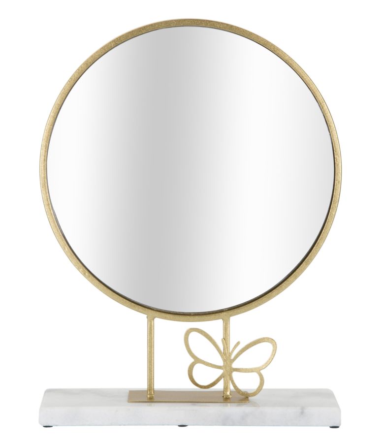 SPECCHIO DA APPOGGIO BUTTERFLY CM 30X9X39,5