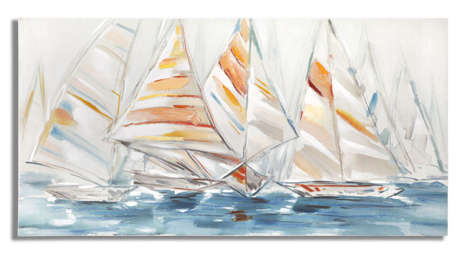 DIPINTO SU TELA REGATA CM 140X2,8X70