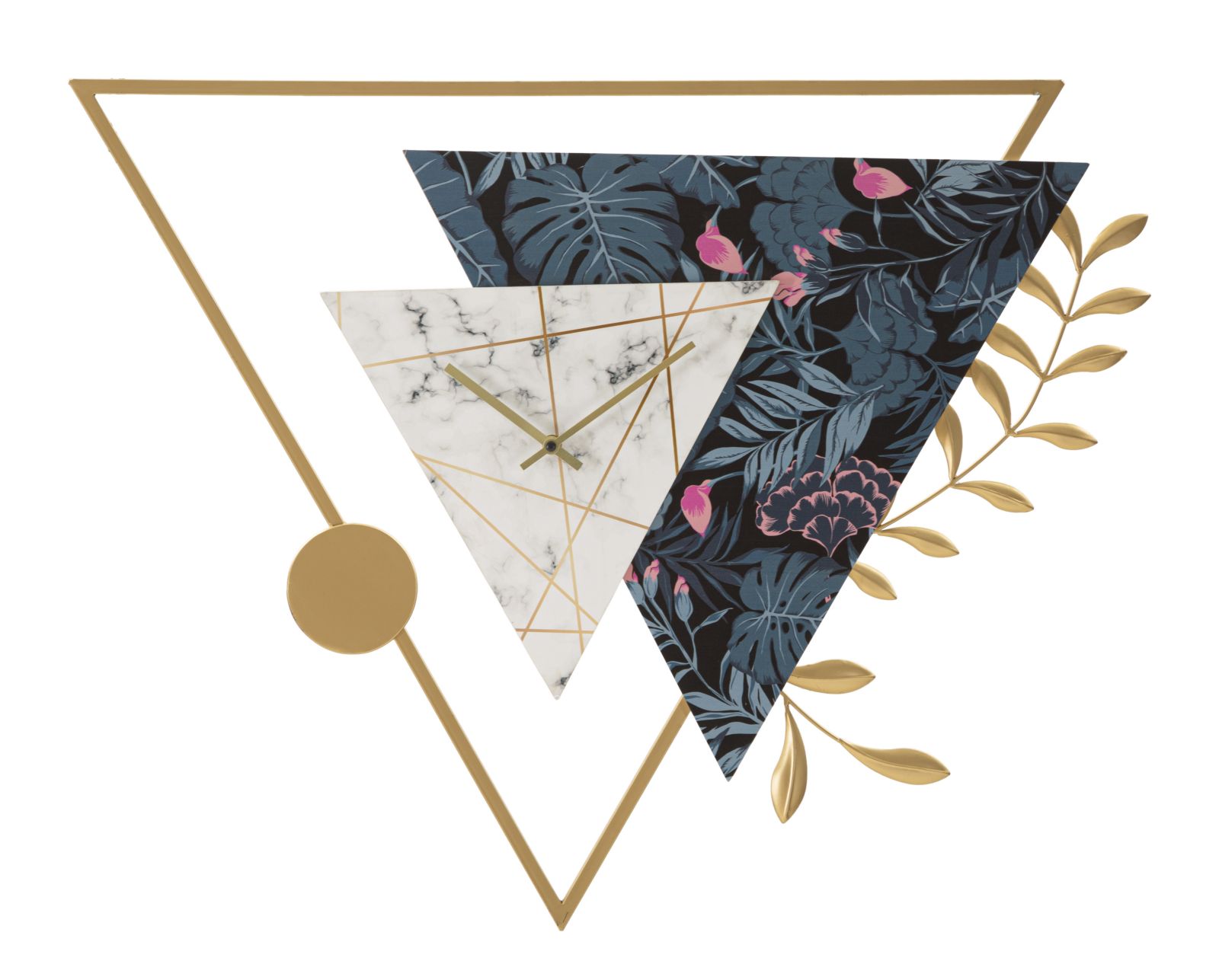 OROLOGIO DA MURO TRIANGLE CM 75X4,5X59