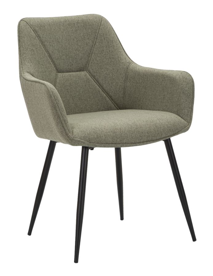 SEDIA VICENZA VERDE SET 2 PZ CM 58X63X85,5 