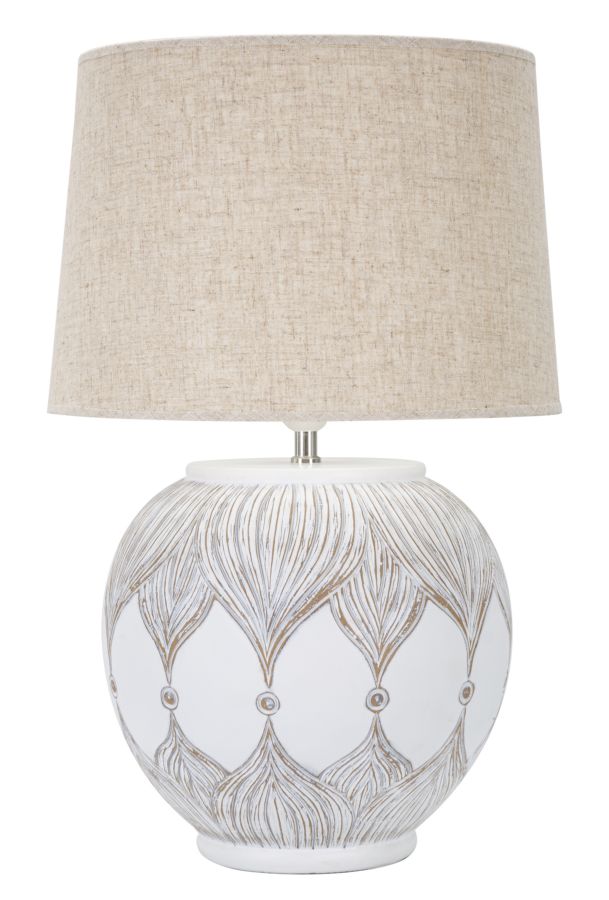 LAMPADA DA TAVOLO RESINA ROT. ATENE CM Ø 38X59             