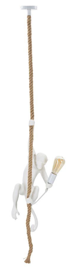 LAMPADARIO MONKEY BIANCO CM 27X32X145