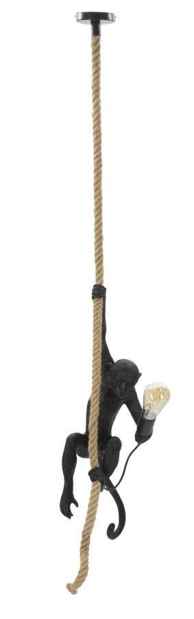LAMPADARIO MONKEY NERO CM 27X32X145