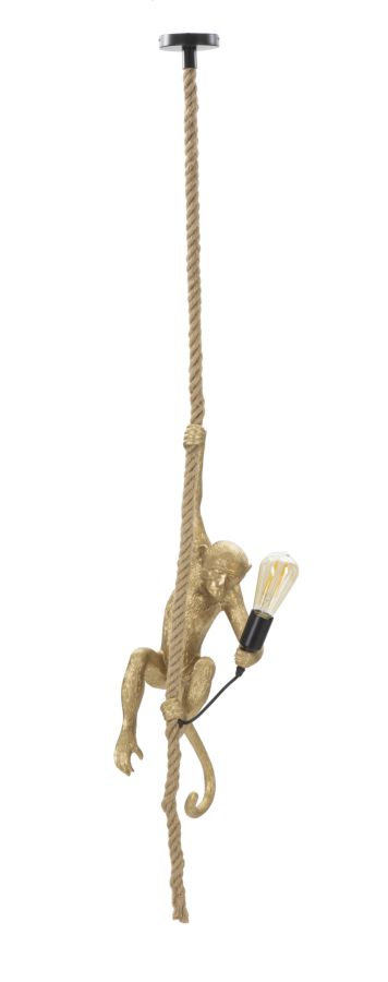 LAMPADARIO MONKEY ORO CM 27X32X145