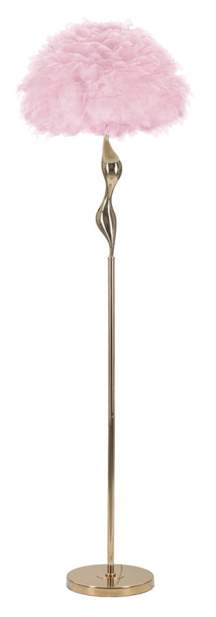 LAMPADA DA TERRA SLIM ROSA CM Ø 50X165