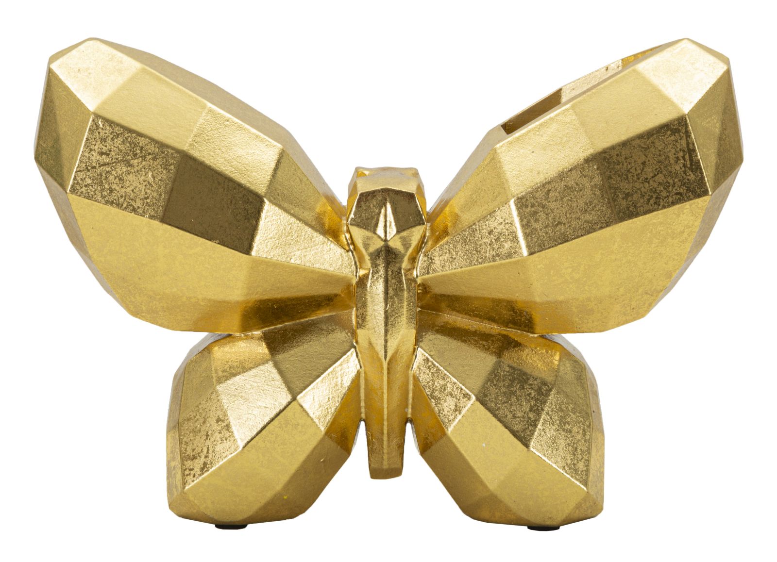 VASO BUTTERFLY GOLD CM 22,5X8X15 MIN 2