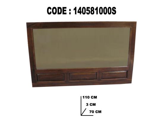 SPECCHIO TEAK MURNI CM 110X3X70*****