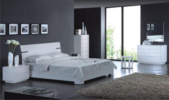 LETTO PLAIN BIANCO CM 160X200