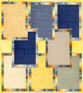 TAPPETO INDIANO ARCOBALENO CM 130X190 MIN 8 ASS