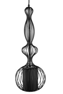 PARALUME DA SOFFITO IRON NERO -A- CM Ø 20X85