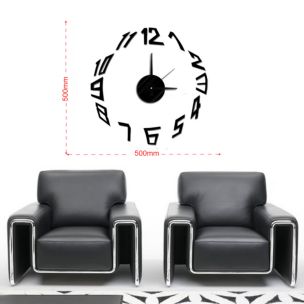STICKER DA MURO OROLOGIO BASIC CM 50X50 MIN 3