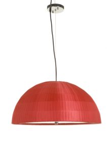 PARALUME DA SOFFITTO CASKET ROSSO Ø CM 60