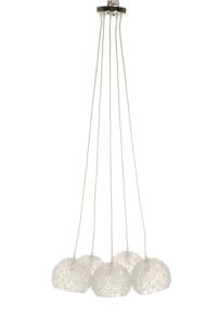 PARALUME DA SOFFITTO MOYOS 5 LUCI CM 20