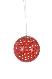 PARALUME DA SOFFITTO ROUND ROSSO Ø CM 40