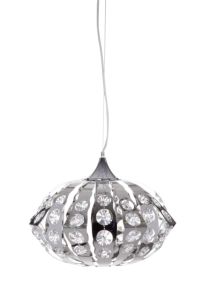 PARALUME DA SOFFITTO BEETLE ACCIAIO CM 41X26