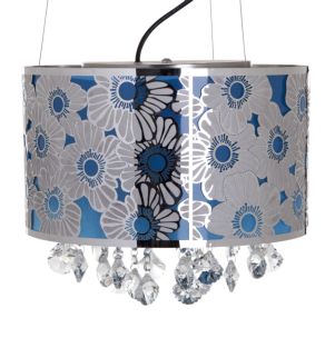 PARALUME DA SOFFITTO FOGLIA C/CRISTALLI Ø CM 40