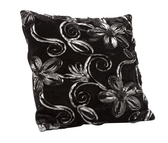 FODERA CUSCINO FLOWY NERO CM 40X40 MIN 6