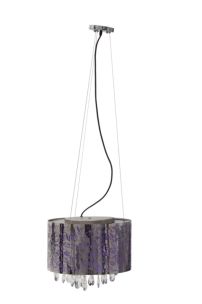 PARALUME DA SOFFITTO FENICE C/CRISTALLI Ø CM 40