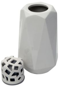 VASO CERAMICA ARABESQUE FACES GRANDE CM 15,5X14X32
