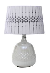 PARALUME DA TAVOLO BRAID BIANCO Ø CM 30X46