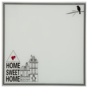 LAVAGNA IN VETRO C/PENNARELLO HOME CM 50X1X50 MIN 2