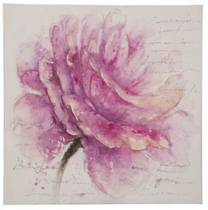 DIPINTO SU TELA ROSE-A CM 80X3X80
