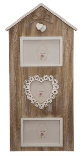 CORNICE DA MURO CUORICINI/CASETTA CM 28X2X56 MIN 2