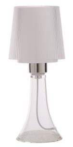 PARALUME DA COMODINO SIMPLY TRASPARENTE CM Ø 14X32 MIN 2