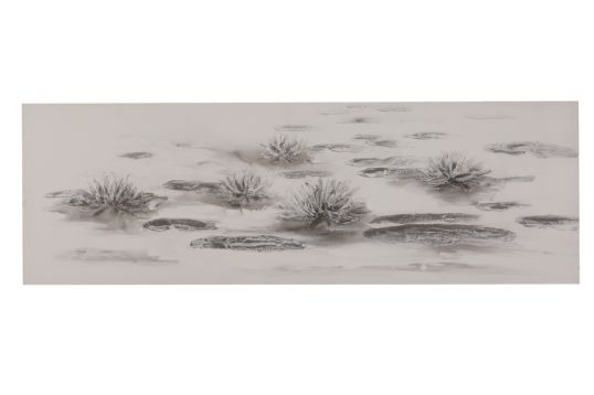 DIPINTO SU TELA LOTUS LAKE CM 150X3X50
