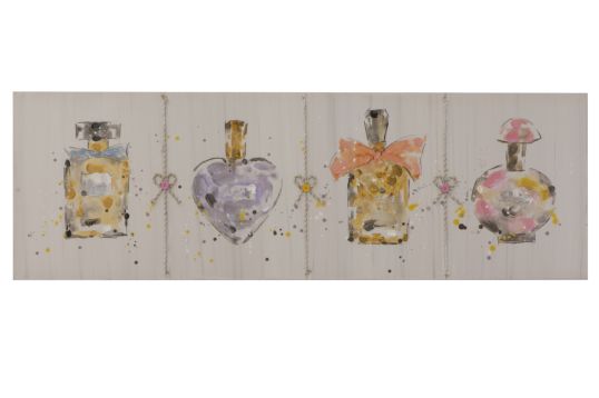 DIPINTO SU TELA PARFUMES CM 150X3X50