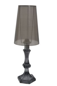 PARALUME DA TAVOLO ROLLER METACRILATO GRIGIO CM Ø 15X41,5 MIN 2
