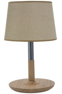 PARALUME DA COMODINO WOOD&STEEL Ø CM 25X42