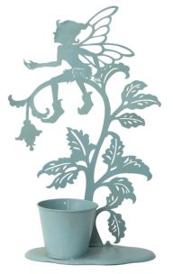 VASETTO METALLO BLU CM 33X14,7X52