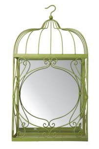 P/VASI METALLO C/SPECCHIO DA APPENDERE CM 35X18X66