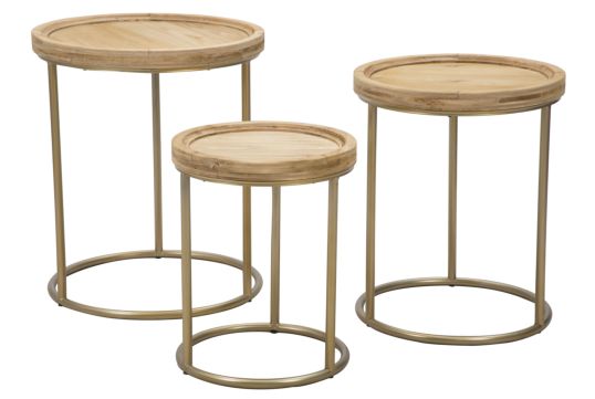 TAVOLINETTI ISTANBUL TRIS CM Ø 51X51X60-44X44X55-37X37X46