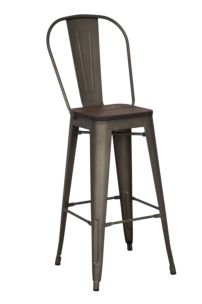 SGABELLO DETROIT SET 2 PZ CM 46X44X115