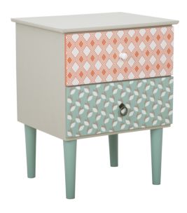 COMODINO AUNTDECO CM 43,5X38X55,5