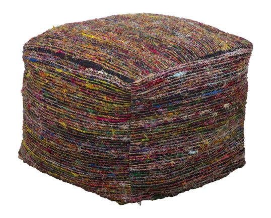PUFF MADAGASCAR QUADRATO CM 50X50X40 (100% COTONE)