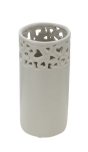 VASO PORCELLANA AMOUR CM 10X10X21 MIN 3