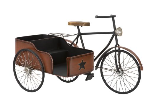 DECORAZIONE IN METALLO C/S/TASCHE ENGLAND ROAD CM 58,7X33,7X35,6